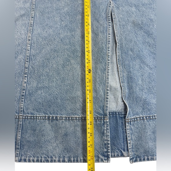 Tanya Taylor Christina Denim Midi Skirt - Picture 7 of 11